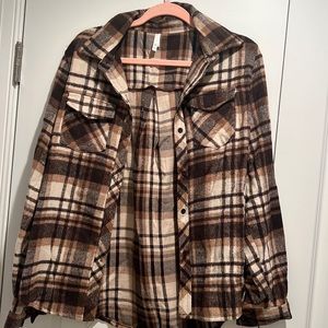 Brown Plaid Flannel
